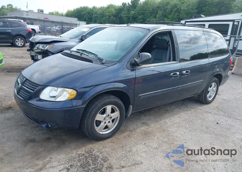 2007 Dodge Grand Caravan Sxt из США, поврежденный, VIN 2D4GP44L07R106957